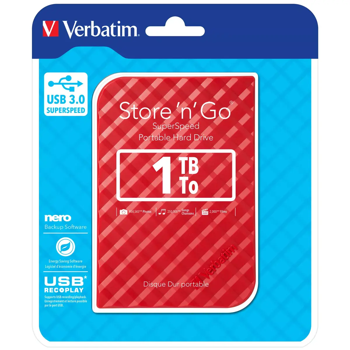 HDD Verbatim 1TB USB 3.2 Gen 1 Photo 4