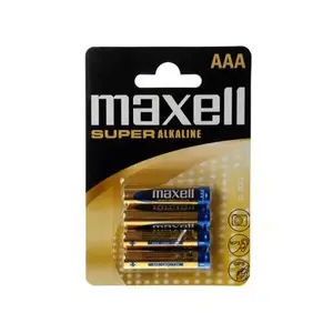 MAXELL AAA Alkaline Single-use Batteries 1.5 V — 4 pcs (model LR03)