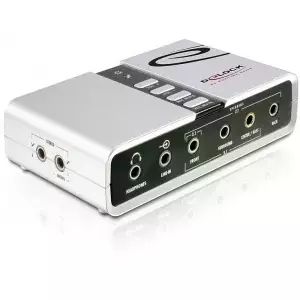 DeLOCK USB Sound Box 7.1 7.1 kanāli