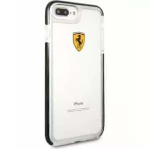 HARD CASE GLOSSY TRANSPARENT SHOCKPROOF BLACK SIDE RACING LOGO