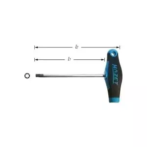 Torx screwdriver Hazet 828-T25 — Size T25, blade length 110 mm