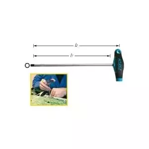 Hex Screwdriver Hazet 828-4 – metric size 4, single hex key screwdriver