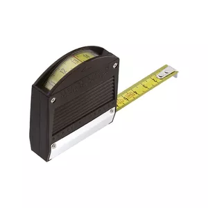 Tape measure STANLEY Panoramic 3 m — Metal housing, black synthetic grip, stainless steel blade