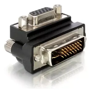 VGA Adapter DeLOCK DVI-I 15-pin FM VGA Black