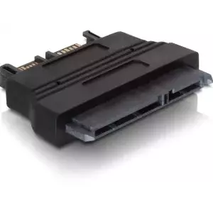 Adapteris SATA SATA 22-pin FM SATA 13-pin M Black DeLOCK