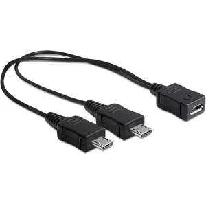 USB кабель DeLOCK 20.5см USB micro-B 2 x USB micro-B
