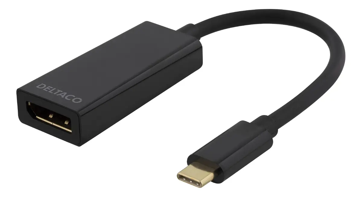 DELTACO USBC-DP Video kabeļa adapteris USB