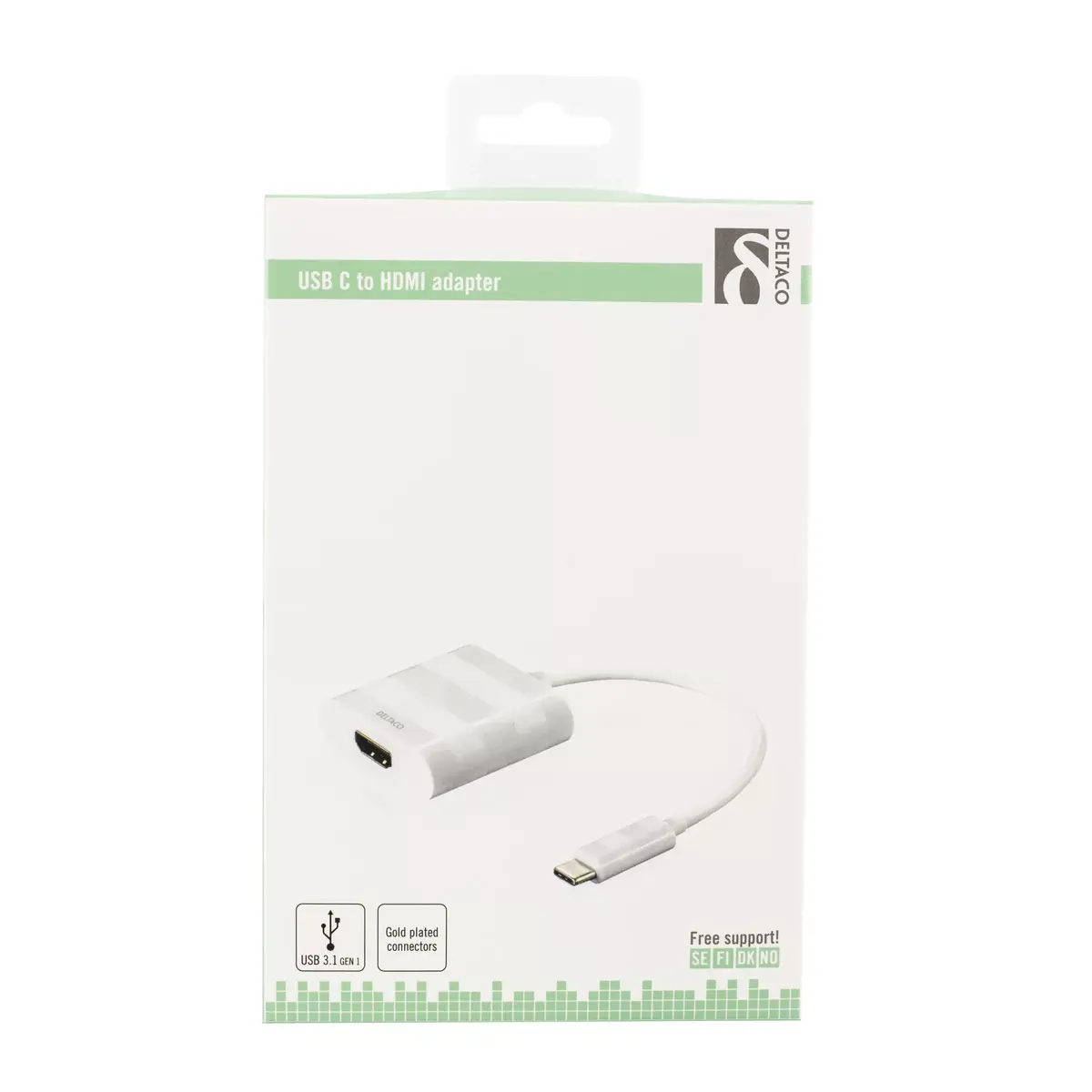 Video kabeļa adapteris Deltaco USBC-HDMI1 Photo 2