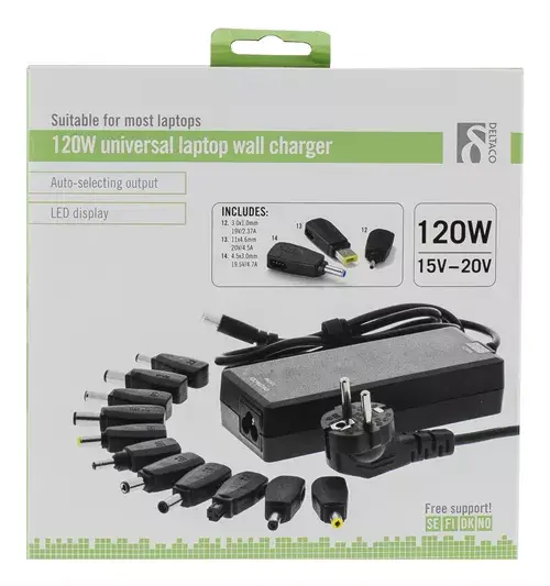 Power adapter Deltaco SMP-120WD Photo 4