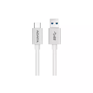 ADATA USB-C - USB 3.0, 1m USB kabelis USB 3.2 Gen 1 (3.1 Gen 1) USB C USB A Balts