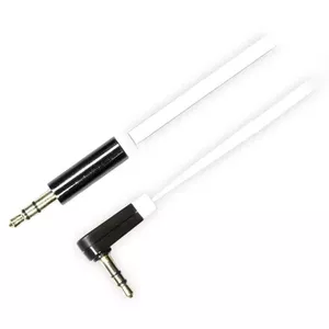 Audio Cable Deltaco AUD-123 1m 3.5mm White