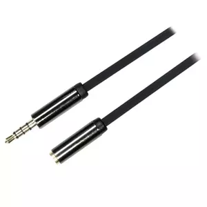 Audio Cable Deltaco AUD-151 1m 3.5mm Black