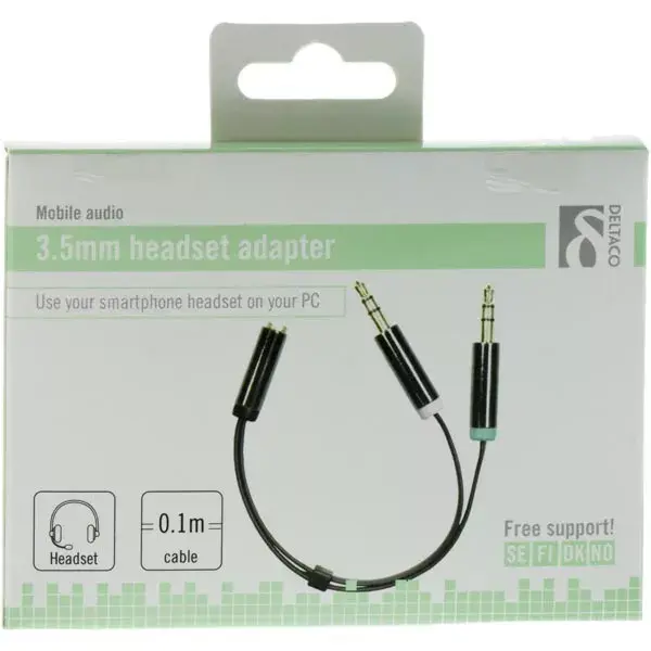 Audio kabelis Deltaco AUD-202 Photo 2