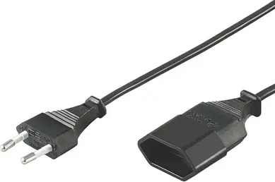 Deltaco DEL-109AE Strāvas kabelis Melns 3