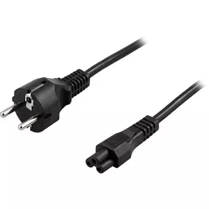 Power cable Deltaco DEL-109G Black 5 m C5 coupler