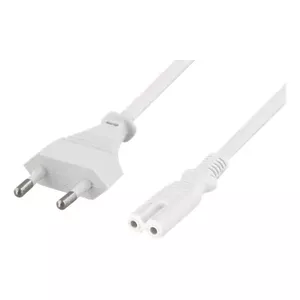 Power Cable Deltaco DEL-109J 2m CEE7/16 C7 Coupler