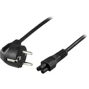 Power Cable Deltaco DEL-109NA Black 2 m C5 Coupler