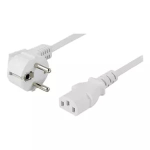 Power Cable Deltaco DEL-111AV 10m CEE7/7 IEC C13