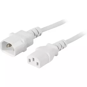 Сетевой кабель Deltaco DEL-113V 2м C14 Coupler IEC C13