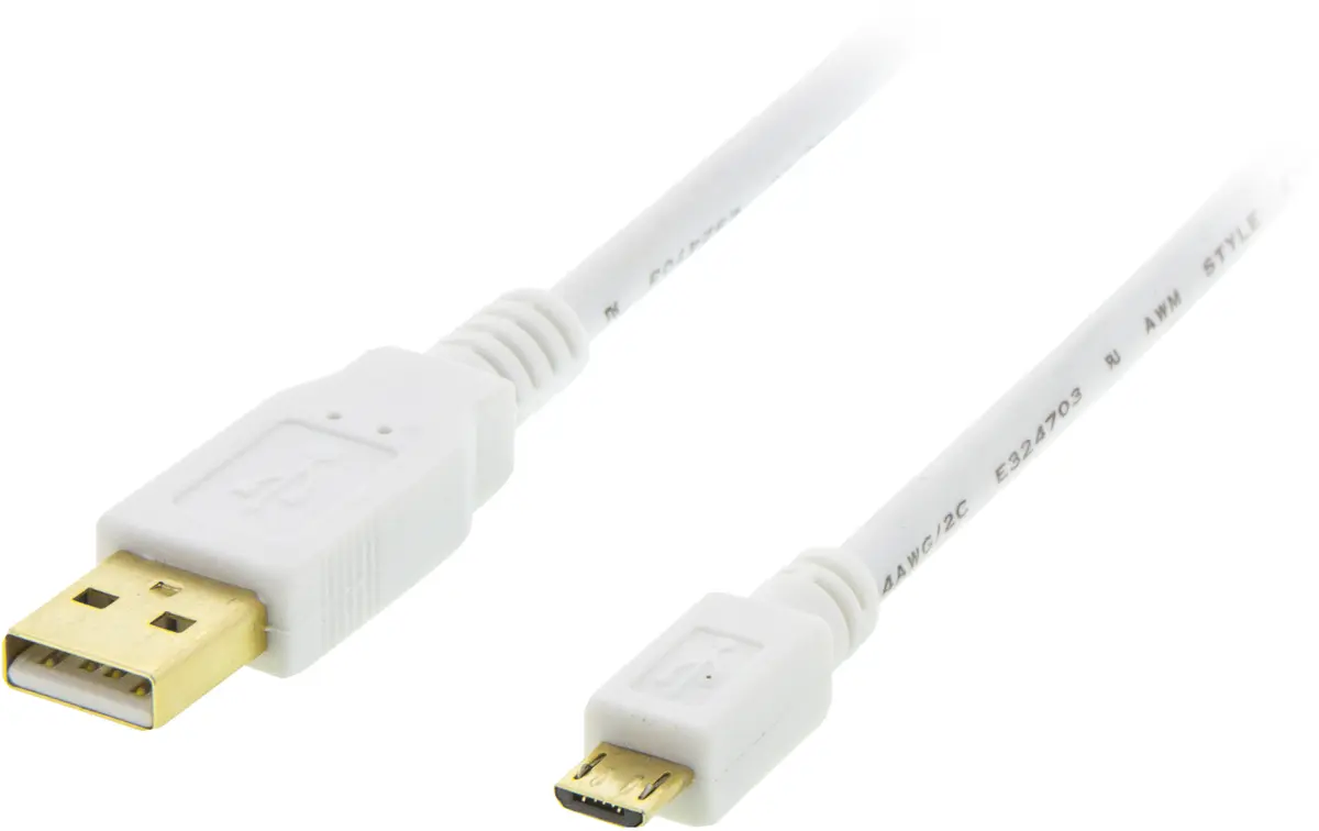 DELTACO MICRO-100 USB 2.0 kabeļi
