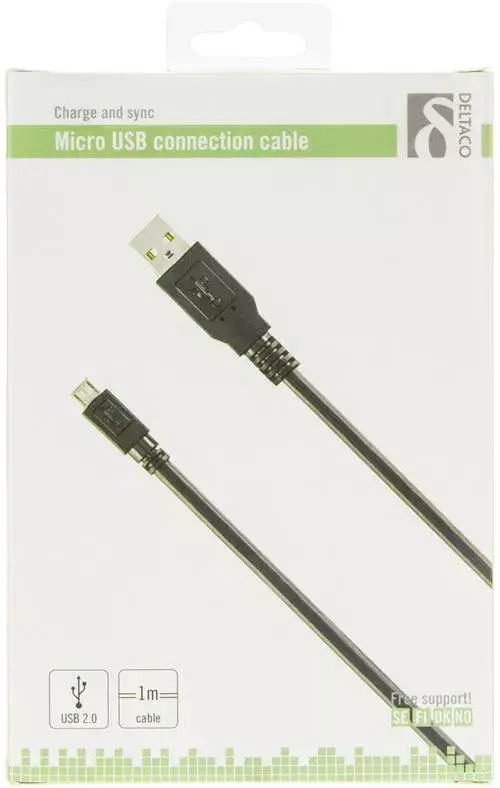 USB kabelis Deltaco MICRO-101 Photo 2