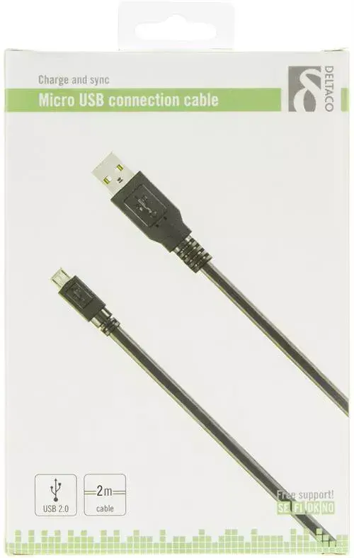 USB kabelis Deltaco MICRO-103 Photo 2