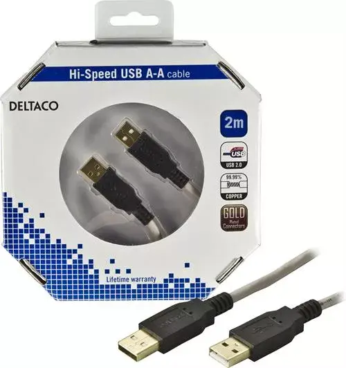 USB кабель Deltaco USB2-8-K Photo 2