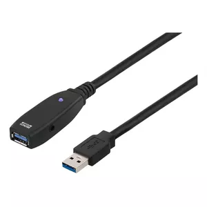 USB кабель Deltaco USB3-1000 2м USB 3.2 Gen 1 черный