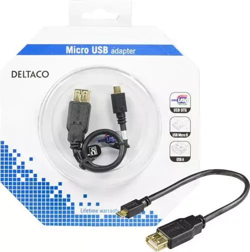 USB кабель Deltaco USB-73-K Photo 2