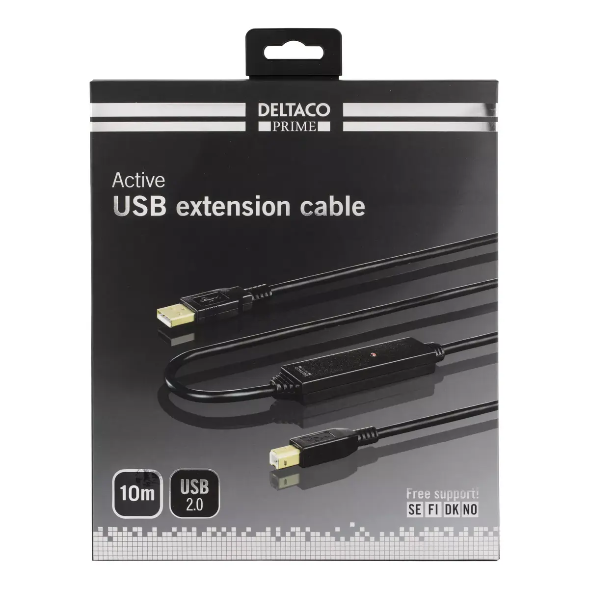 USB kabelis Deltaco USB-EX10M Photo 3