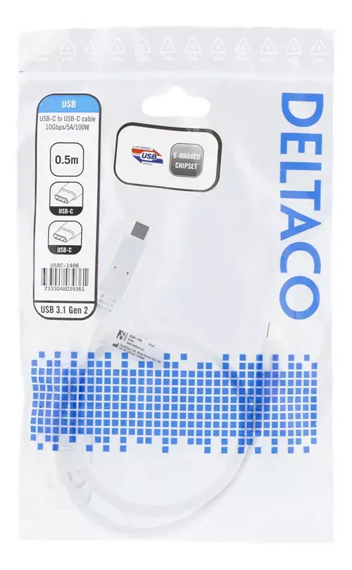 USB Cable Deltaco USBC-1406 Photo 2