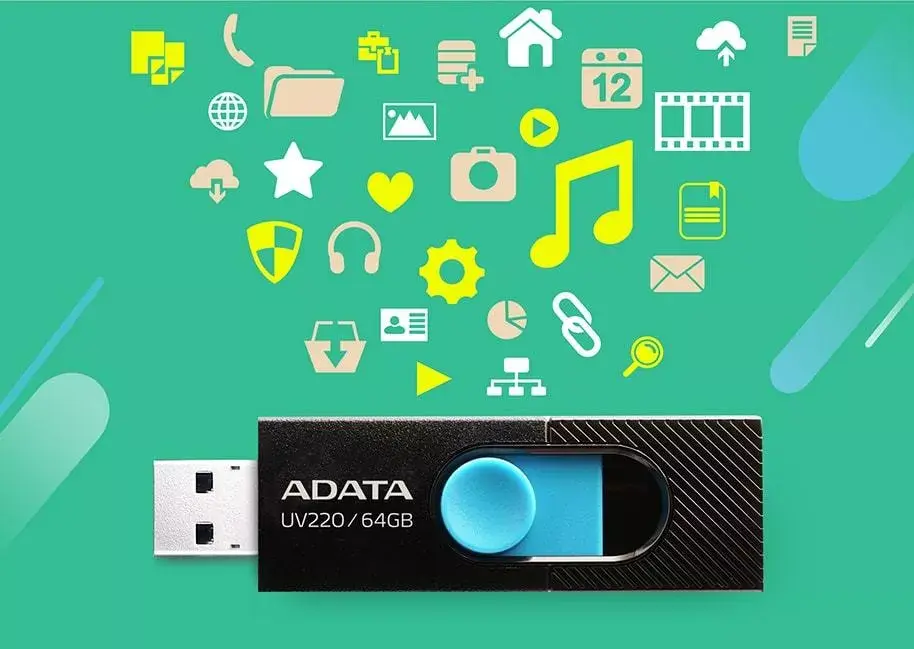 ADATA UV220 64 ГБ USB Type-A 2.0 флеш-накопитель Photo 3