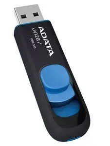 USB flash drive ADATA DashDrive UV128 64GB USB Type-A 3.2 Gen 1, slide form factor, blue