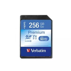 Verbatim Premium 256 GB SDXC UHS-I Klases 10