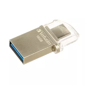 Verbatim Store 'n' Go OTG Micro USB zibatmiņa 16 GB USB Type-A / Micro-USB 3.2 Gen 1 (3.1 Gen 1) Sudrabs