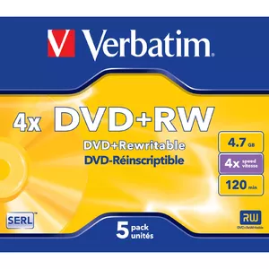 DVD+RW Verbatim VB-DPW44JC 4.7GB 5 pcs