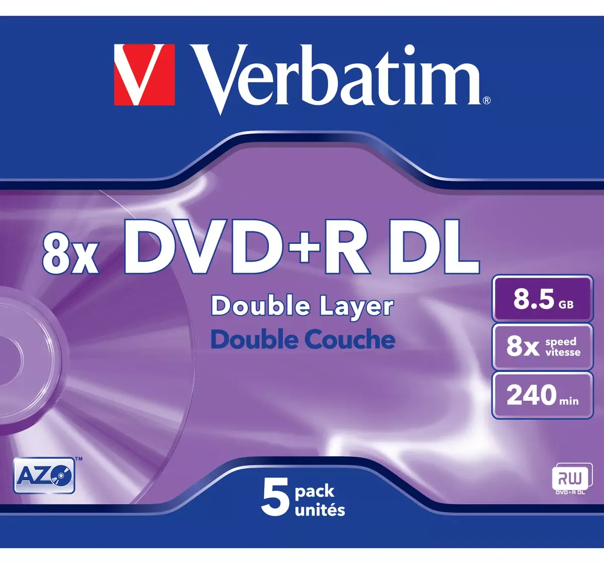 DVD+R DL Verbatim VB-DPD55JC Photo 2