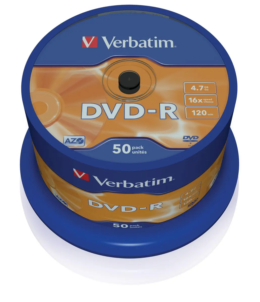 DVD-R Verbatim Matt Silver 4.7