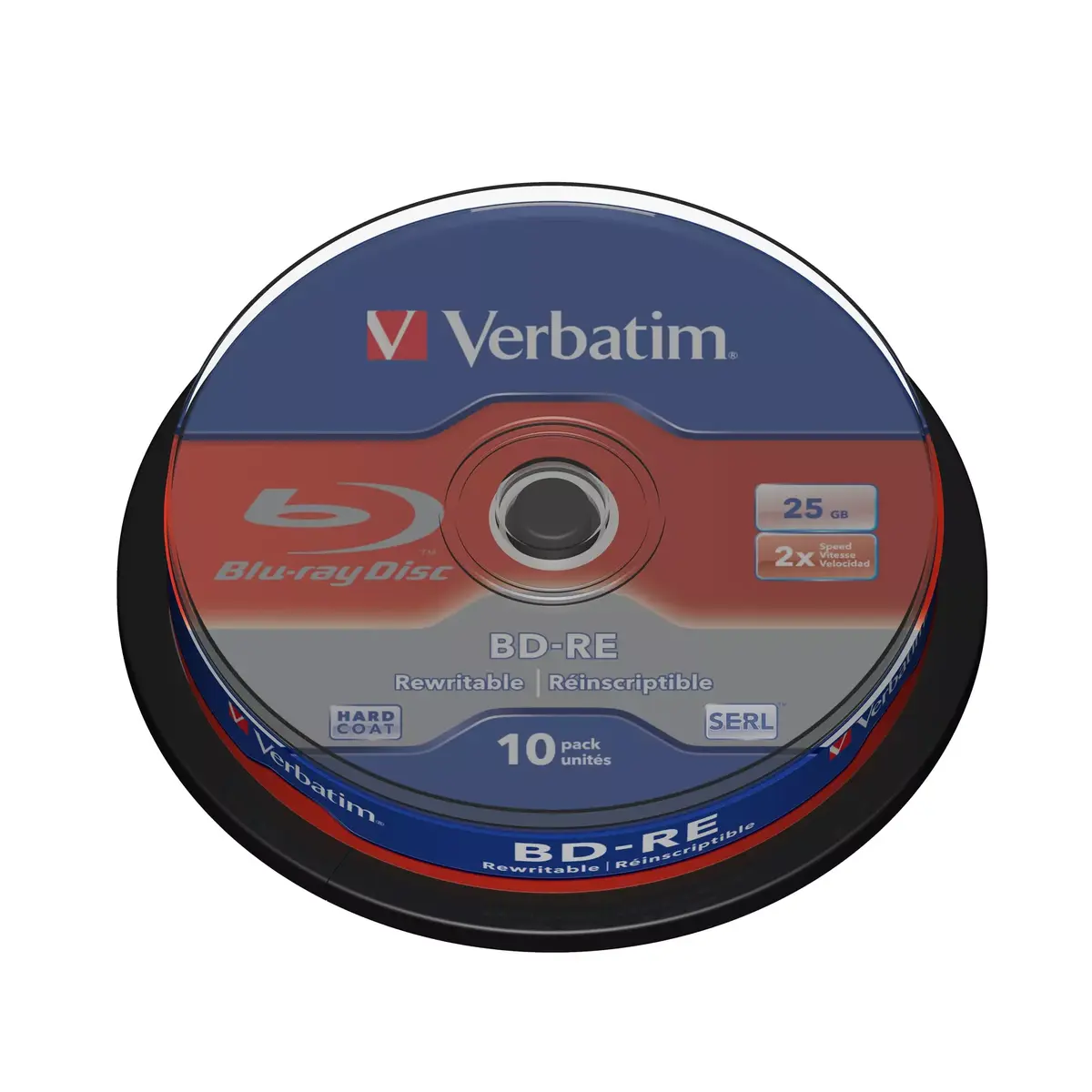 BD-RE Verbatim 25GB 2x 10 iepakojums uz spoles Photo 2