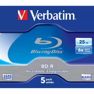 BD-R Verbatim 43715 25 GB 6x Write Speed 5 Pack
