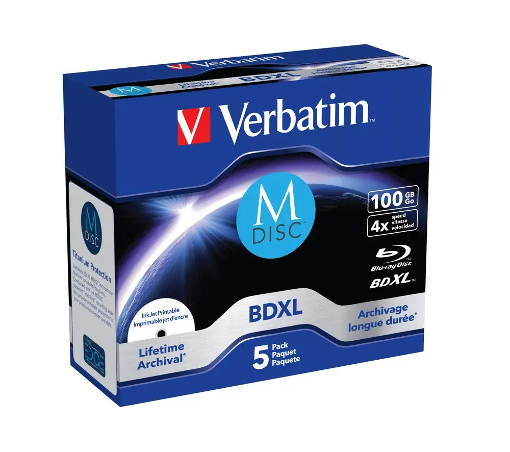 BDXL blank Blu-Ray disc Verbatim 43834 Photo 2