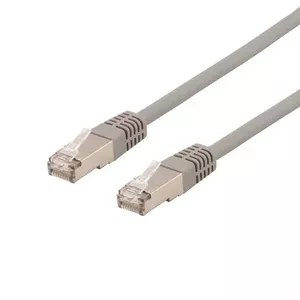 Tīkla kabelis Deltaco STP-61AU RJ-45 Cat6a 1 m Pelēks