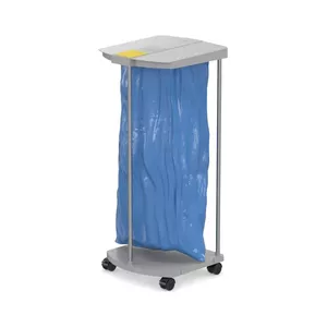 Freestanding trash bag holder Hailo ProfiLine MSS XXXL — Indoor, Aluminium/Metal/Plastic, 430×450×970 mm