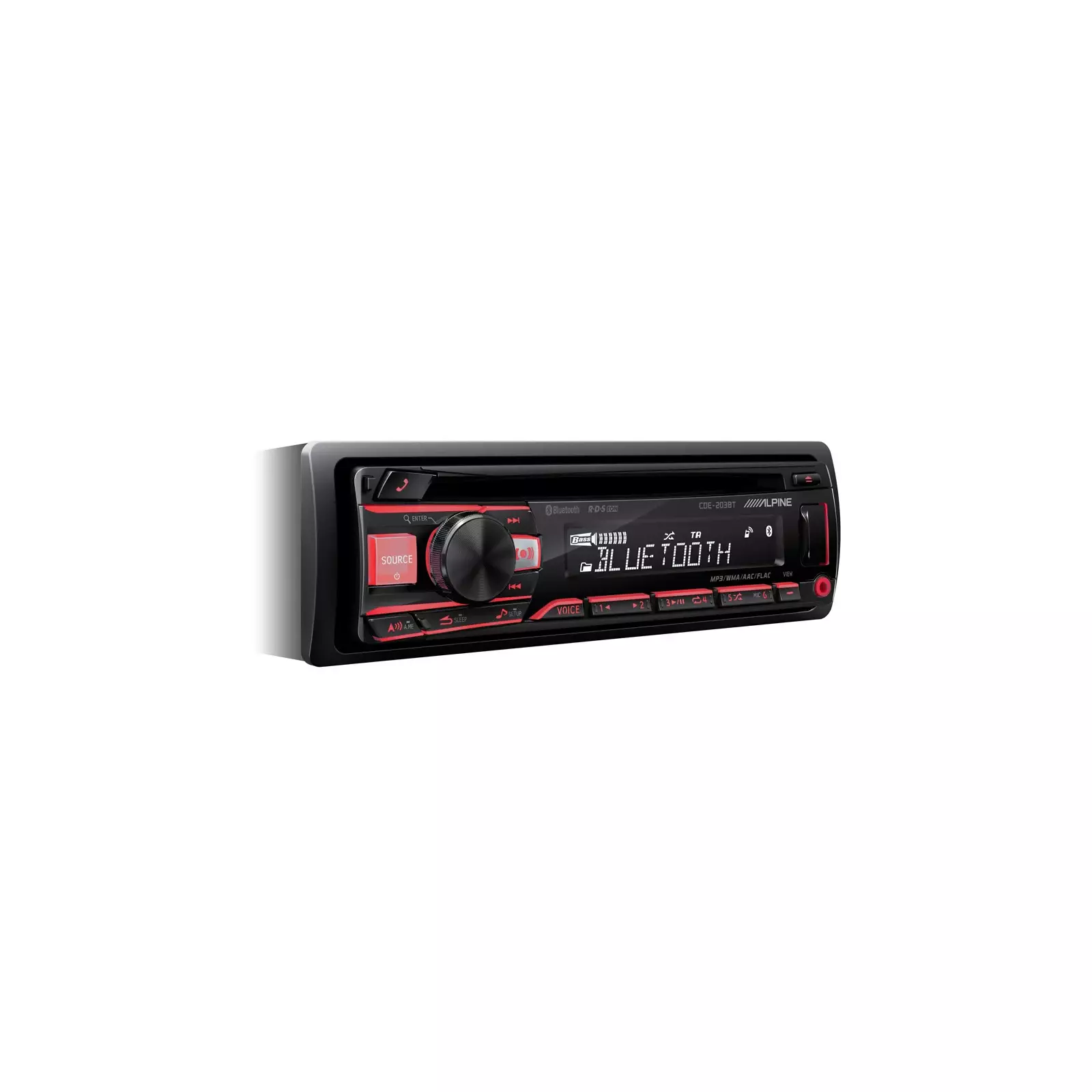 Alpine 200W Advanced Bluetooth CD/USB/MP3 Car Audio Stereo Receiver |  CDE-163BT