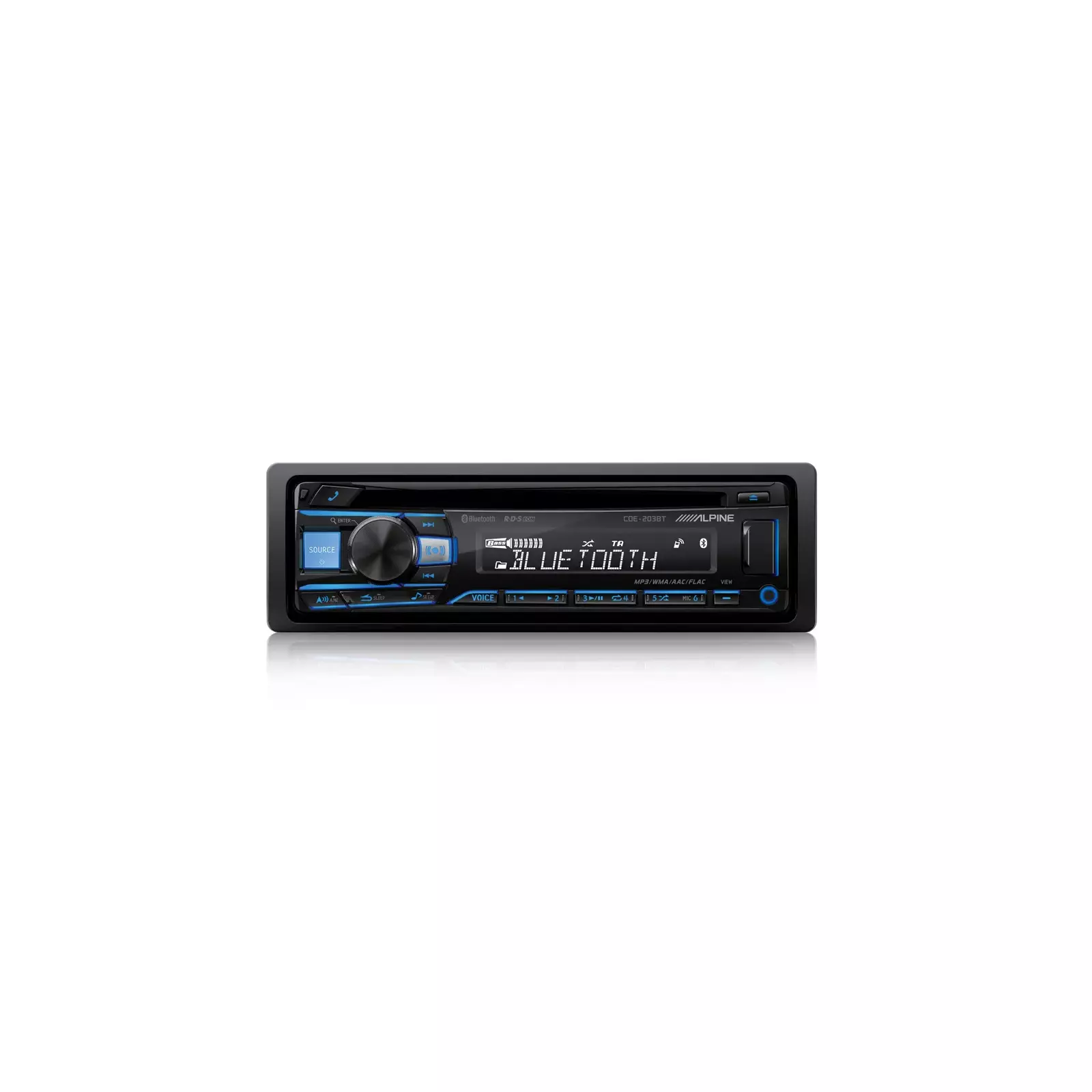 Alpine 200W Advanced Bluetooth CD/USB/MP3 Car Audio Stereo Receiver |  CDE-163BT