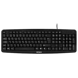 Keyboard Deltaco TB-53 USB QWERTY Black