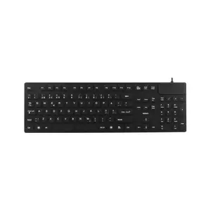 Keyboard Deltaco TB-501 Universal USB + PS/2 Black
