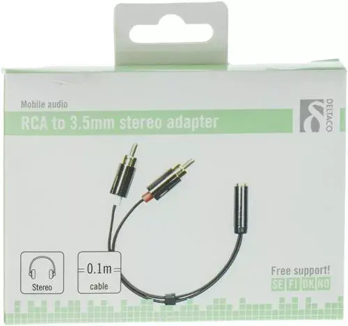 Audio kabelis Deltaco AUD-204 Photo 2