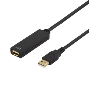 USB Cable Deltaco USB2-EX3M 3m USB 2.0 Black