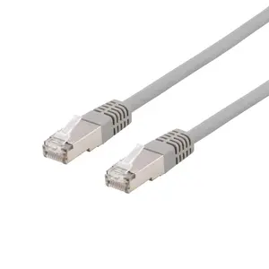 Networking Cable Deltaco STP-65AU RJ-45 Cat6a 5m Grey